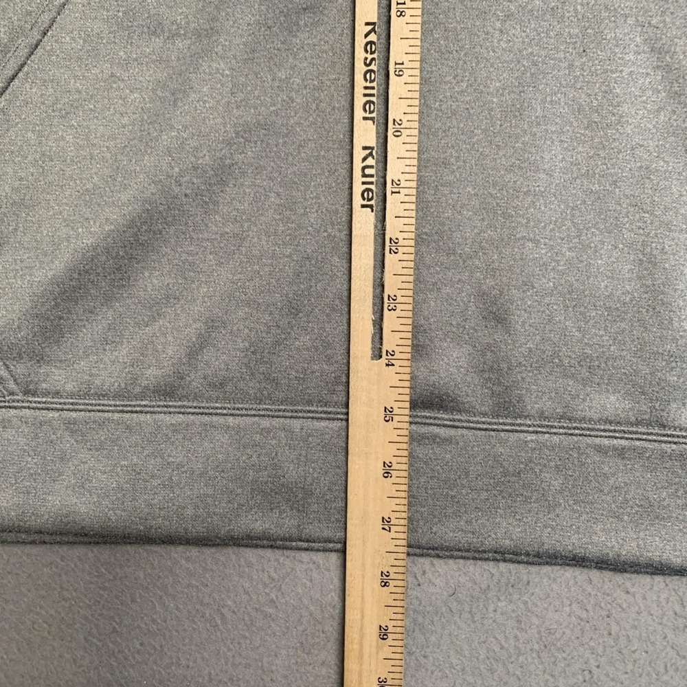 Under Armour UA Rival Antler Hoodie Mens M Loose Pullover Sweatshirt Gray Storm - Picture 9 of 10